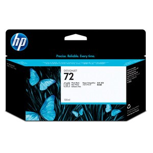 Cartouche jet d'encre D'origine HP 72 (C9370A) Jet d'encre - Noir photo - Un seul packet - 1 Unité - 130 mL