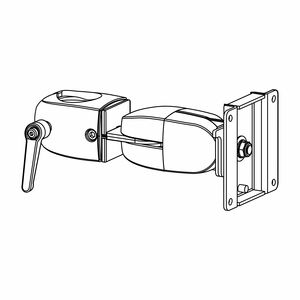 Ergotron Mounting Pivot for Display - Black - 76.2 cm (30") Screen Support - 10.43 kg Load Capacity - 100 x 100, 75 x 75 -