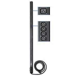 Tripp Lite by Eaton PDU 5.5kW Single-Phase 208/230V Basic PDU 38 Outlets (32 C13 and 6 C19) NEMA L6-30P Input 10 ft. (3.05