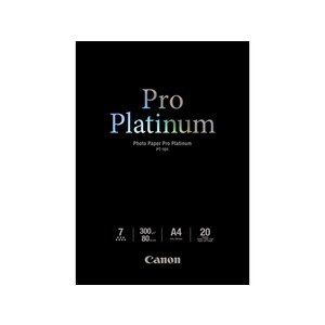 Canon Pro Platinum 2768B016 Inkjet Photo Paper - A4 - 210 mm x 297 mm - 300 g/m² Grammage
