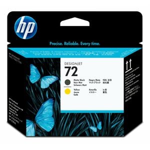 HP 72 (C9384A) Tintenstrahl Druckkopf - Mattschwarz, Gelb - Original - Einzelpackung - 1 / Each