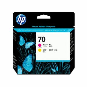 HP 70 Tintenstrahl Druckkopf - Magenta, Gelb - Original - Einzelpackung - 1 Each