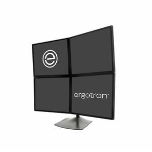 Ergotron Monitorständer - Bildschirmgröße: Bis zu 24 Zoll (60,96 cm) - 56,25 kg TragfähigkeitDisplay Type Supported: - Sch
