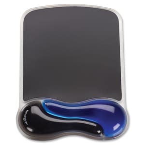 Kensington Duo Gel 62401 Mouse Pad - x 184.1 mm x 241.3 mm Dimension - Black & Blue - 1 Each