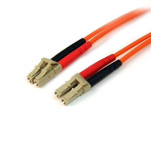 StarTech.com 1m Fiber Optic Cable - Multimode Duplex 50/125 - LSZH Fiber Jumper Cord - LC/LC - 2 x LC Male Network - 2 x L