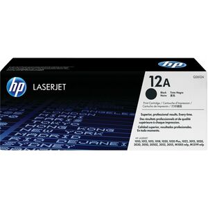 HP 12A Original Padrão Yield Laser Cartucho de toner - Embalagem Individual - Preto - 1 Cada