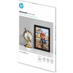 HP Advanced Jato de tinta Papel fotográfico - 91 Brilho - A4 - 210 mm x 297 mm - 250 g/m² Grammage - Brilhante - 25 Planilha