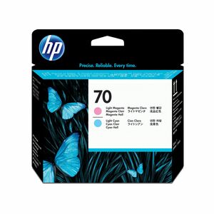 HP 70 LT Cyan and LT Magenta Printhead
