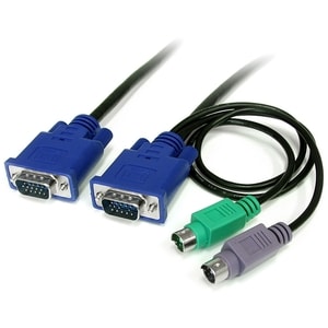 CABLE KVM 18M 3 EN 1 VGA PS/2 ULTRA DELGADO