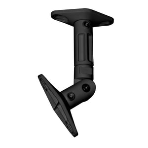SPEAKER-W100BLACK è un set di 2 supporti per altoparlanti con montaggio a parete o a soffitto. - 5 kg Capacità di carico