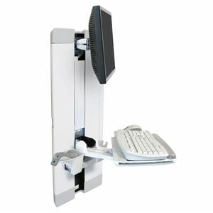 Ergotron StyleView 60-609-216 Lift für Flachbildschirm, Tastatur, Monitor - Weiß - Bildschirmgr�ße: 24 Zoll (60,96 cm) - m
