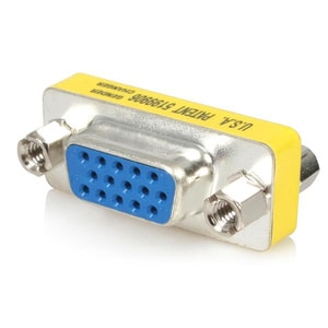 StarTech.com Slimline VGA HD15 Gender Changer - F/F - HD15 gender changer - VGA coupler - VGA gender changer - 1 x 15-pin 