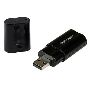 StarTech.com Audio Adapter - 1 Each - TAA Compliant - 1 x Type A USB 2.0 USB Male - 1 x Mini-phone Audio In Female, 1 x Mi