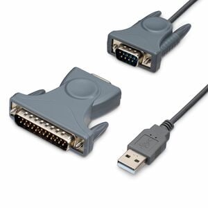 CABLE ADAPTADOR DE 0.9M USB A SERIE SERIE DB9 DB25 RS232