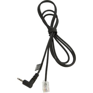 Jabra 1 m RJ-9/Sub-mini phone Audio Cable - 1 Each - Cable for Headset, Phone - First End: 1 x RJ-10 - Male - Second End: 