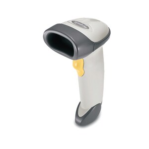 Zebra LS2208 Handheld Barcode Scanner - Cable Connectivity - White - 100 scan/s - Laser - Linear - Bi-directional - USB