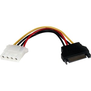 StarTech.com 15 cm SATA to LP4 Power Cable Adapter - F/M - Connect an IDE hard drive to a Serial ATA power connector