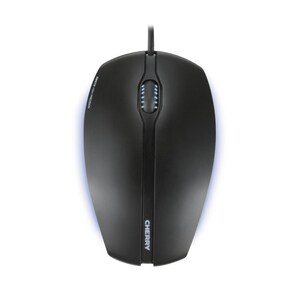 CHERRY GENTIX JM-0300 Mouse - USB - Optical - 3 Button(s) - Black - 1 - Cable - 1000 dpi - Scroll Wheel - Symmetrical