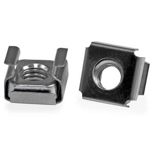 StarTech.com 50 Pkg M6 Cage Nuts for Server Rack Cabinet - Cage Nut - 50 / Pack
