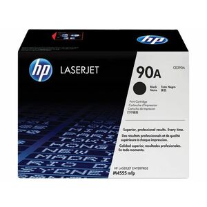 HP 90A (CE390A) Original Padrão Yield Laser Cartucho de toner - Embalagem Individual - Preto - 1 Cada
