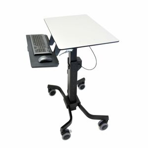 Ergotron TeachWell Computerwagen - 17,46 kg Belastbarkeit - 4 Rollen - Pulverbeschichteter Stahl, Hochwertiger Kunststoff,