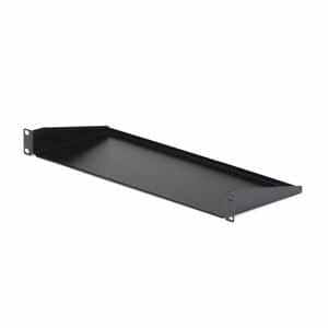 StarTech.com 1U Server Rack Shelf, Universal Rack Mount Cantilever Tray for 19" Network Equipment Rack, Heavy Duty Steel, 