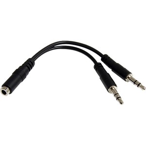 StarTech.com Câble pour séparateur de casque 4 broches de 3,5 mm vers 2 x 3 broches de 3,5 mm - F/M - Cable for Appareil A