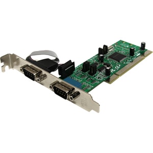 StarTech.com Carte PCI avec 2 Ports DB-9 RS422/485 - Adaptateur Série - UART 161050 - PCI Universel - PC - 2 x Nombre de p