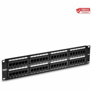 TRENDnet TC-P48C6 48 Port(s) Network Patch Panel - 48 x RJ-45 - 48 x RJ-11 - 19" Wide