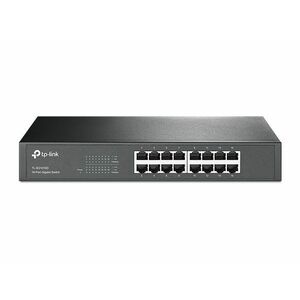 TP-Link TL-SG1016D 16 Ports Ethernet Switch - Gigabit Ethernet - 10/100/1000Base-T - 2 Layer Supported - 9.95 W Power Cons