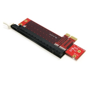 StarTech.com PCI Express X1 to X16 LP Slot Extension Adapter - Connect a low profile x16 PCI Express Card to an x1 slot