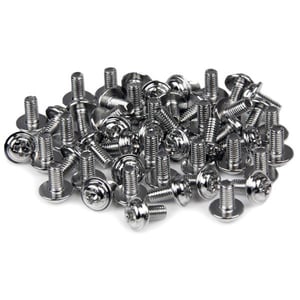 StarTech.com Computer Screws M3 x 1/4in Long Standoff - 50 Pack - Computer Assembly Screw - 5.08 mm - Pan, Hex - Philips -