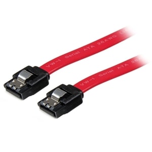 StarTech.com 30,5cm 12in. Latching SATA Cable - Latching SATA connectors, for securely fastened hard drive installations.