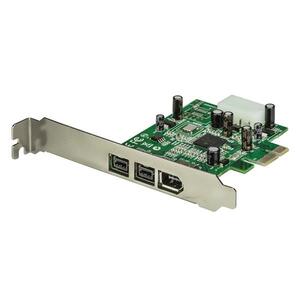 StarTech.com 3 Port 2b 1a 1394 PCI Express FireWire Card Adapter - 1394 FW PCIe FireWire 800 / 400 Card - 3 Total Firewire
