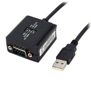 StarTech.com 6ft (1.8m) 1-Port Professional RS422/485 USB Serial Cable Adapter with COM Retention, USB to RS422 Adapter - 