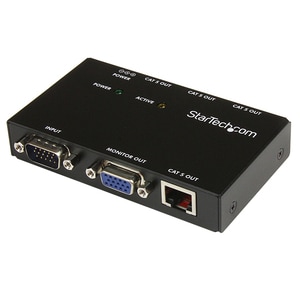 StarTech.com VGA Over CAT5 Video Extender - VGA Extender - 150m (450 ft.) - 4-Port - 1 Input Device - 150 m Range - 4 x Ne