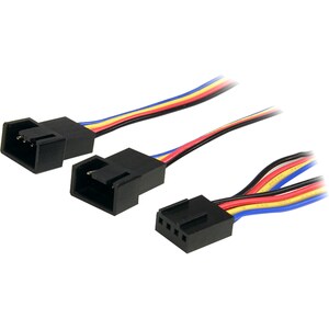 StarTech.com Câble répartiteur alimentation pr ventilateurs 4 broches 31cm -F/M - Pour Ventilateur - Molex / Molex - 1 Unité