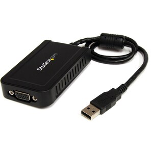 StarTech.com Adaptateur vidéo USB 2.0 vers VGA - Carte graphique externe - M/F - 1920x1200 - 1920 x 1200 Supported - Gris