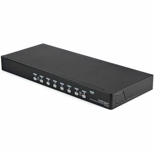 StarTech.com 8 Port 1U Rackmount USB KVM Switch Kit with OSD and Cables - 8 Computer(s) - 1 Local User(s) - 1920 x 1440 - 