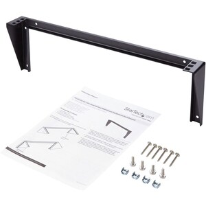 StarTech.com 48cm Steel Vertical Wall Mount Equipment Rack Bracket - 1U Wall Mount Bracket - 2 Year Warranty