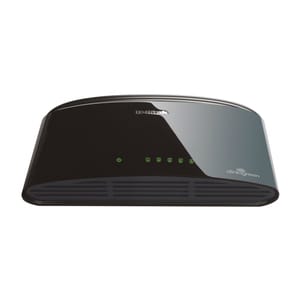 D-Link DES-1005D/E 5 Ports Ethernet Switch - Fast Ethernet - 10Base-T, 10/100Base-TX - 2 Layer Supported - 3.60 W Power Co
