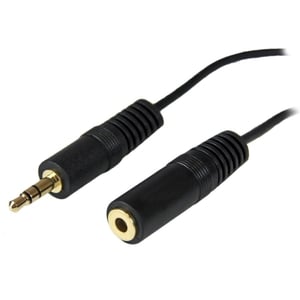 StarTech.com 3,6m (12 ft.) PC Speaker Extension Audio Cable - First End: 1 x Male - Second End: 1 x Mini-phone Audio - Fem