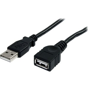 StarTech.com 91cm (3 ft.) Black USB 2.0 Extension Cable A to A - M/F - 91cm (3 ft.) USB A to A Extension Cable -USB 2.0 Ex
