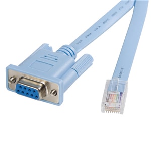 StarTech.com 1,8m ( 6 ft.) RJ45 to DB9 Cisco Console Management Router Cable - M/F - Cable for Network Device, Notebook, R