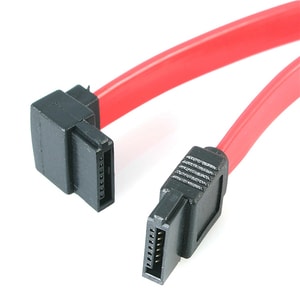 StarTech.com 46 cm (18 in.) SATA to Left Angle SATA Serial ATA Cable - F/F - Cable for Hard Drive, Computer Case, Workstat