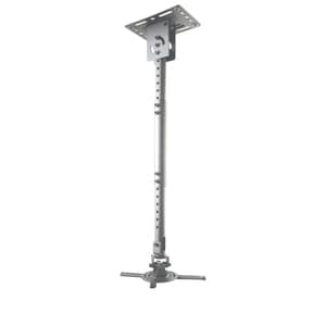 PROJECTOR CEILING MOUNT.H:58-83 SILVER. MAX 15KG