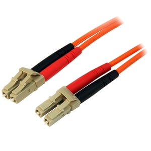 StarTech.com 10m Fiber Optic Cable - Multimode Duplex 50/125 - LSZH - LC/LC - OM2 - LC to LC Fiber Patch Cable - Fiber Opt