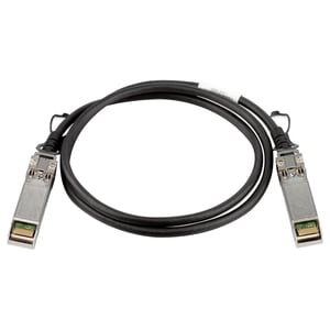 Câble réseau D-Link DEM-CB100S - 1 m - Cable for Périphérique réseau - 1er bout: Réseau SFP+ - Noir