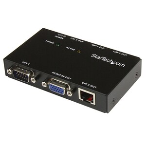 4 PORT VGA VIDEO EXTENDER OVER CAT 5