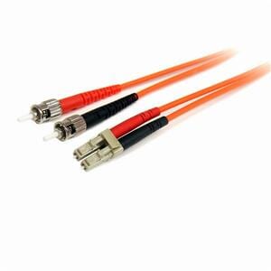StarTech.com 2m Fiber Optic Cable - Multimode Duplex 62.5/125 LSZH Fiber Jumper Cord - LC/ST - Cable for Network Device - 
